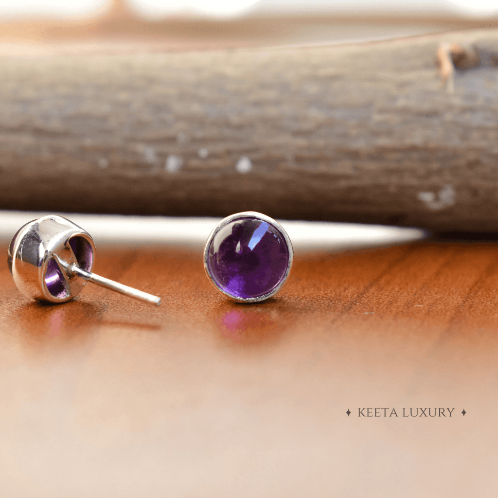 Purple Quartz Earrings 