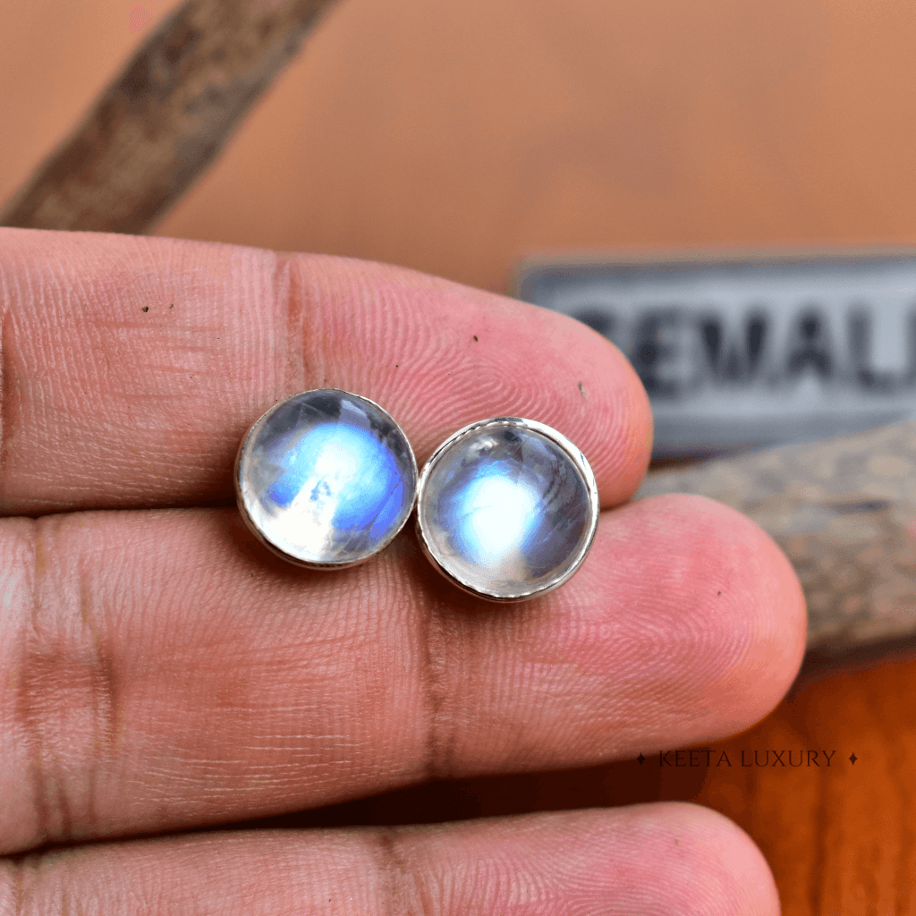 Moonstone Studs Earrings