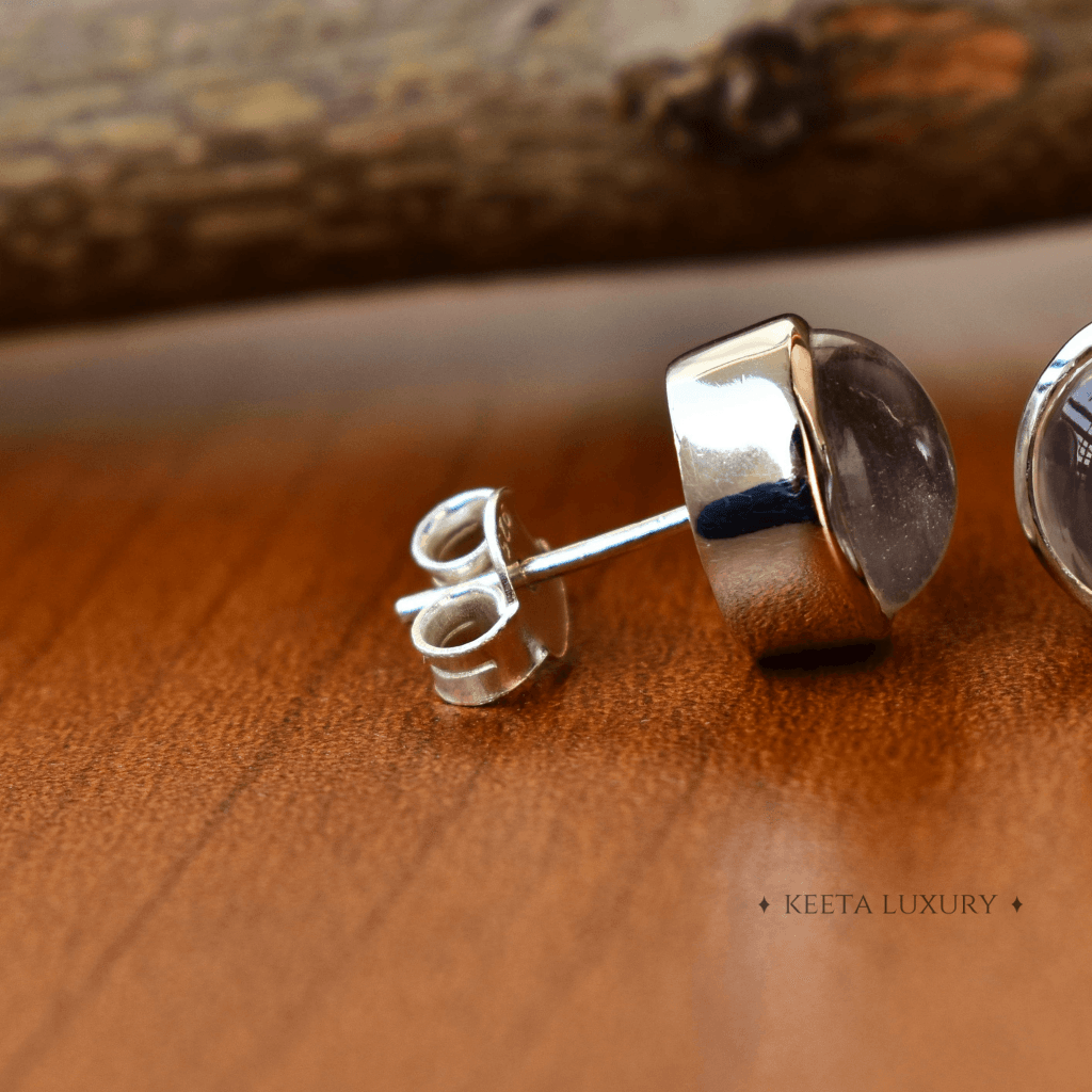 Rose Quartz Studs 