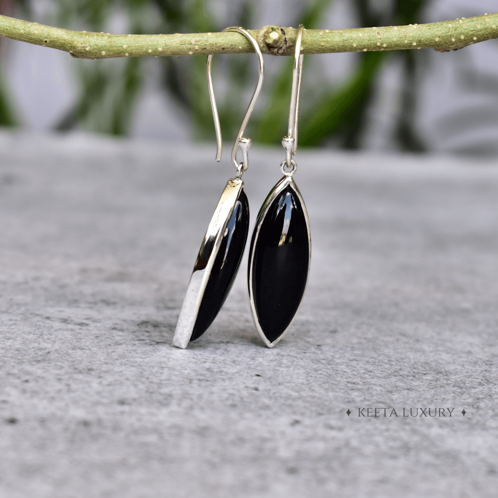 Black Onyx Earrings