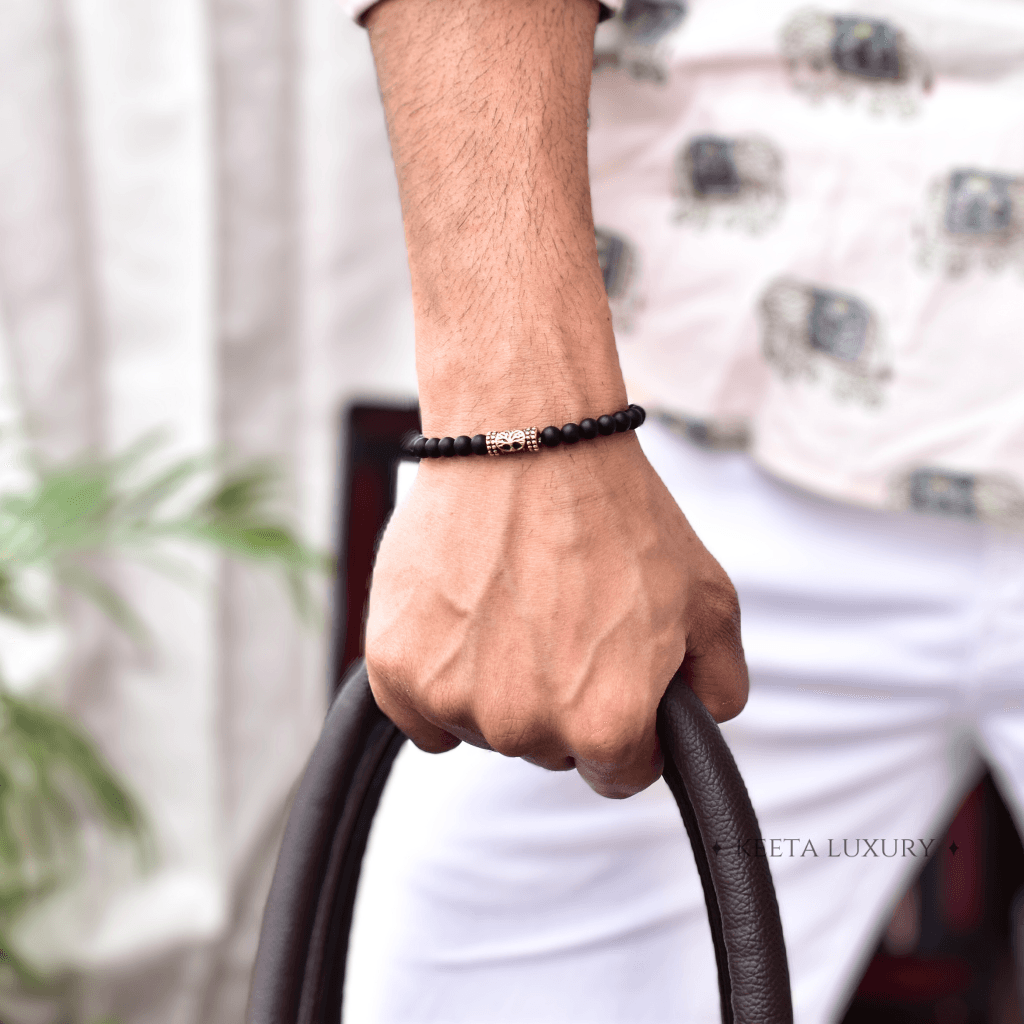 Matte Black Onyx Bracelet 