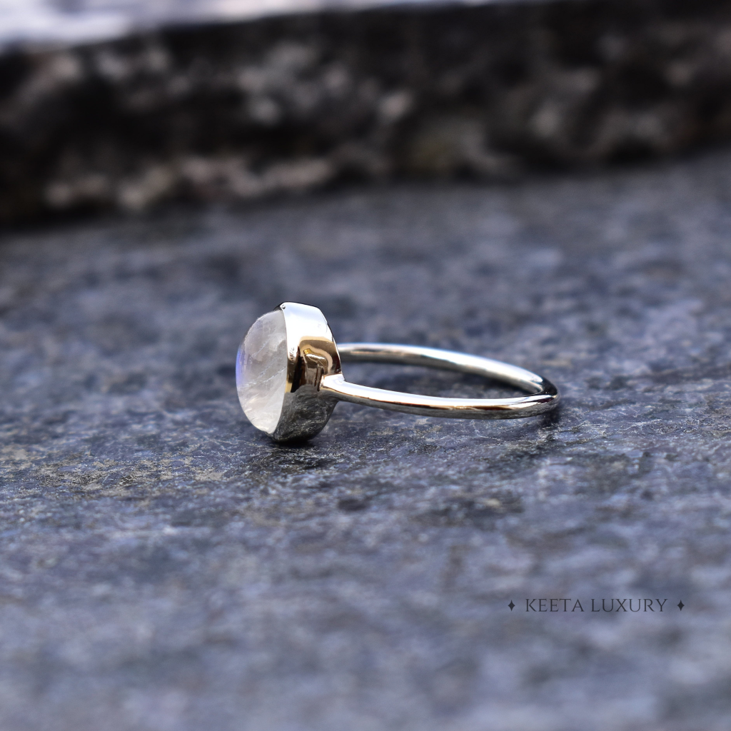 Cosmic Charm - Moonstone Ring -