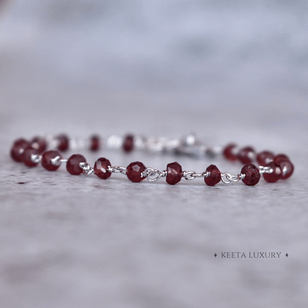 Divine Love - Garnet Bracelets -