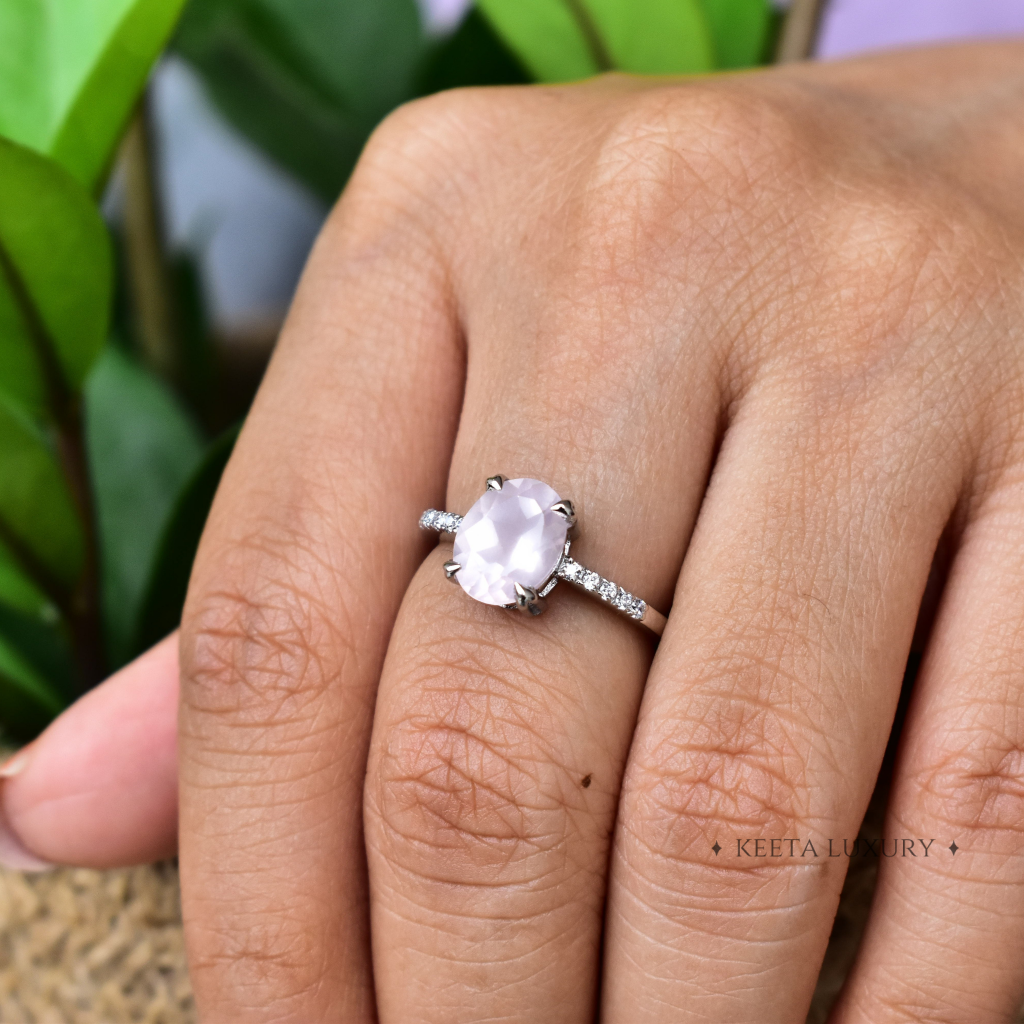 Empress - Rose Quartz Ring -