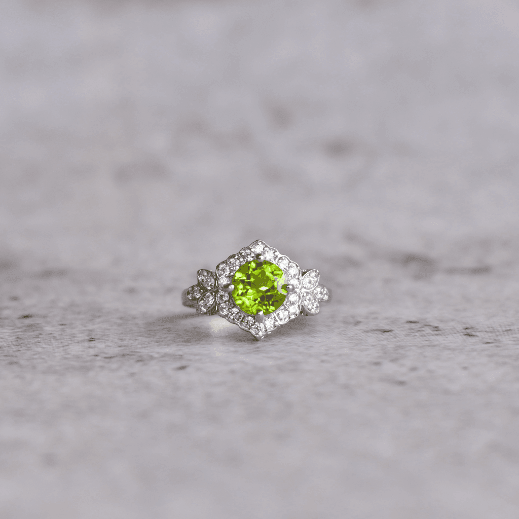 Evergreen Elegance - Peridot Ring -