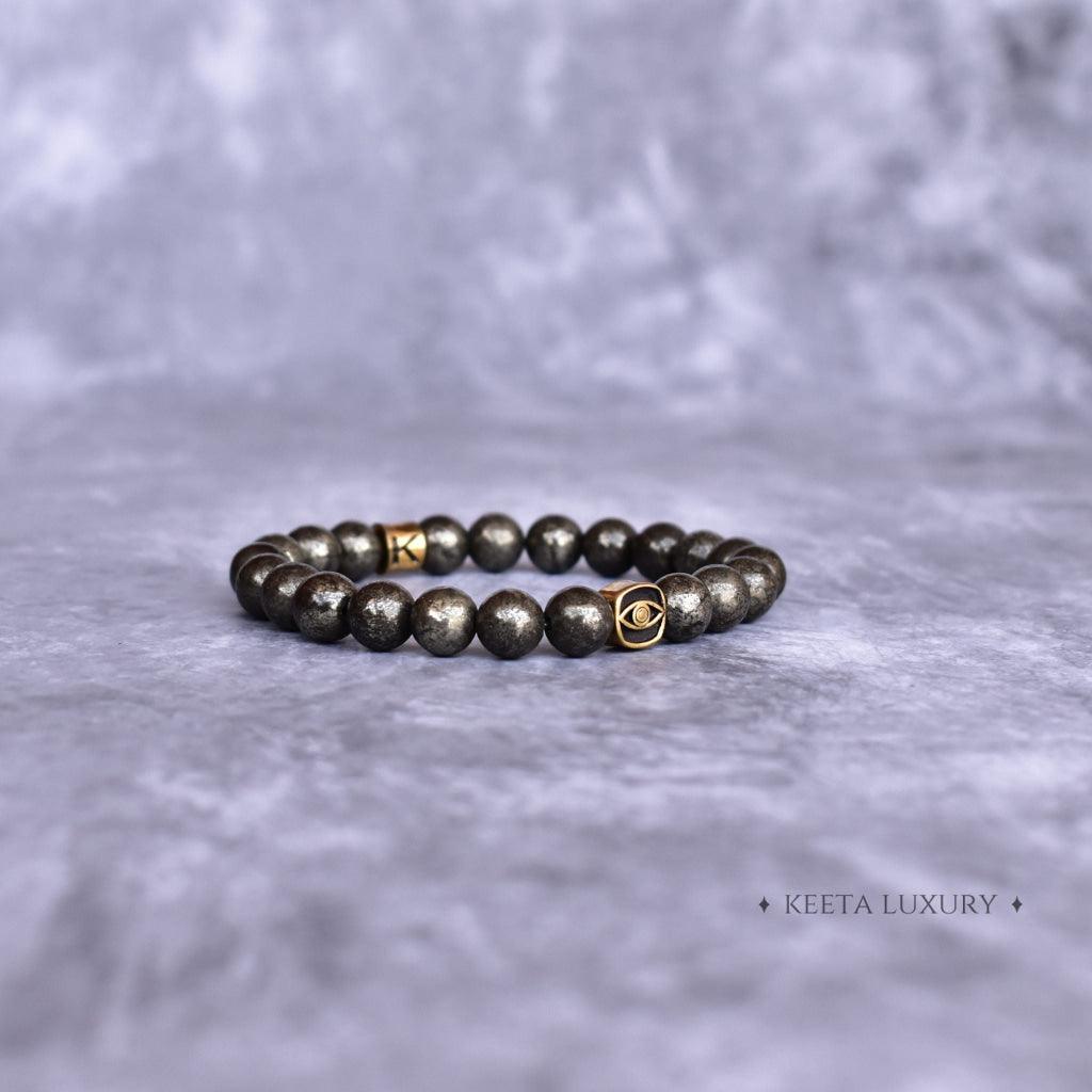 Eye Shield - Pyrite Bracelet -