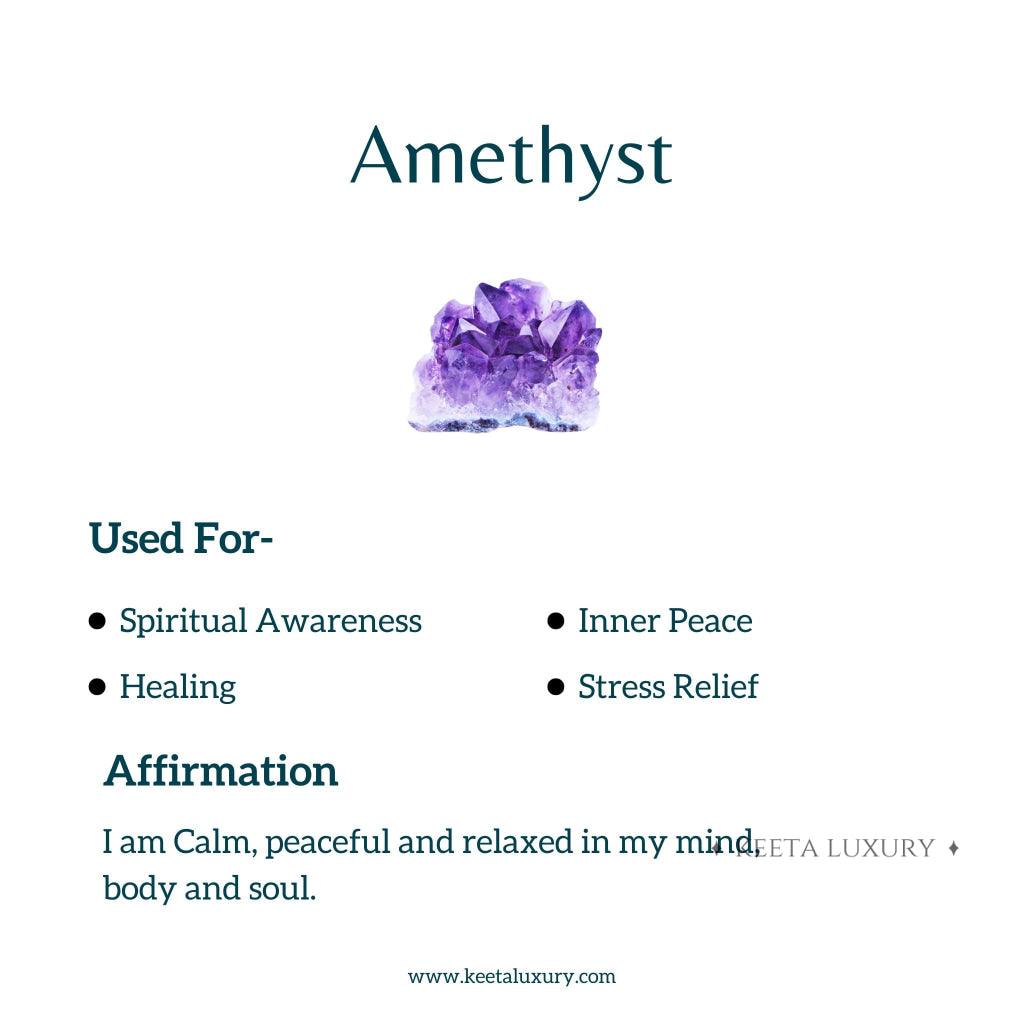 Facets Talks - Amethyst Necklace -