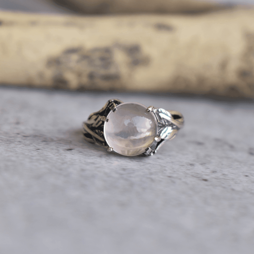 Flourishing Blooms - Rose Quartz Ring -