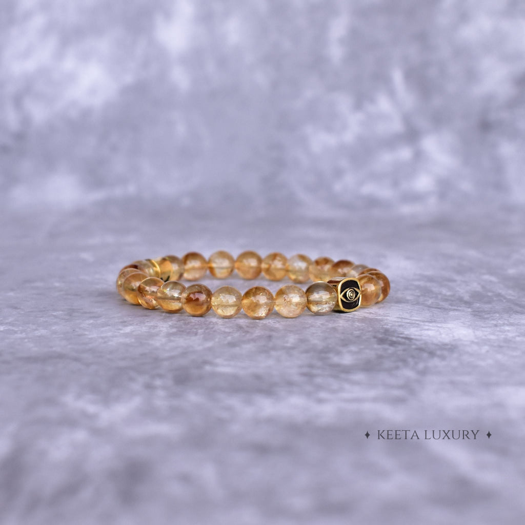 Golden Gaze - Citrine Bracelets -