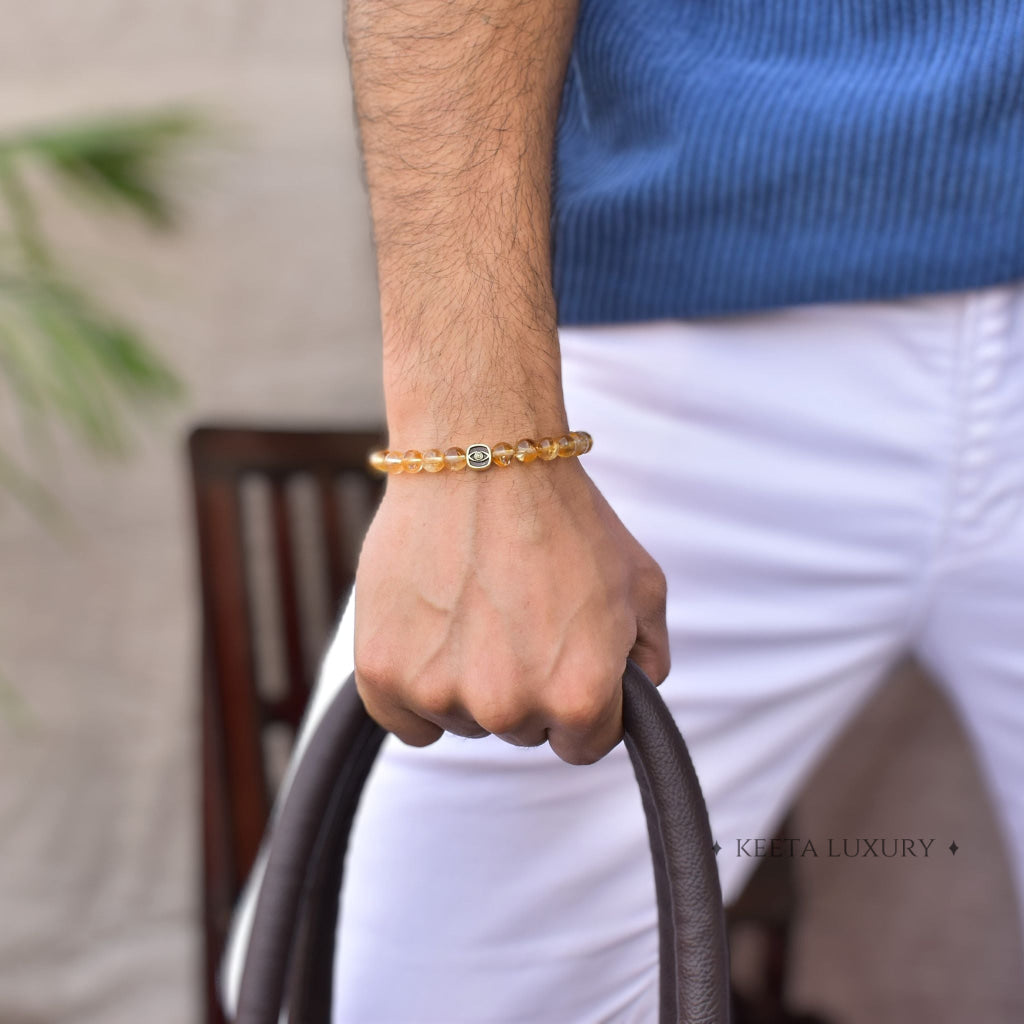 Golden Gaze - Citrine Bracelets -