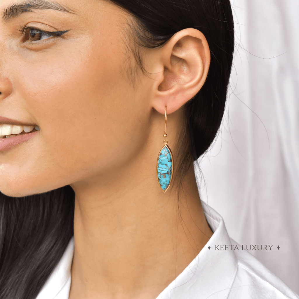 Hypnotic - Turquoise Dangle -