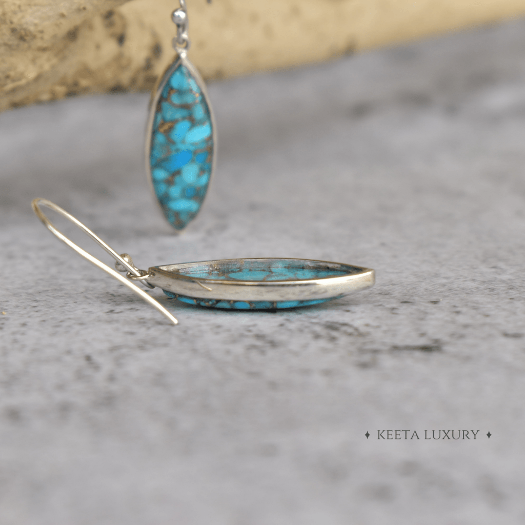 Hypnotic - Turquoise Dangle -