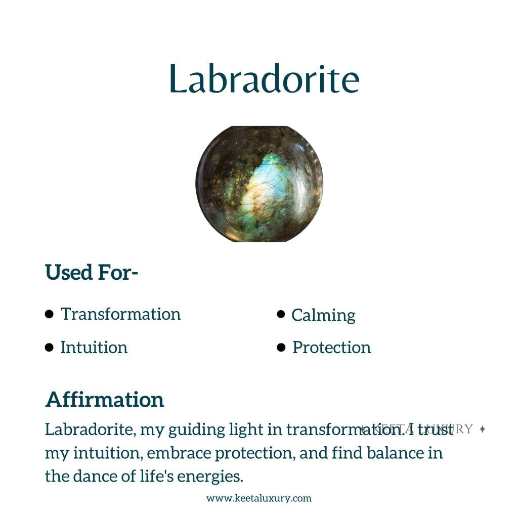 Leaf Sunshine - Labradorite Necklace -