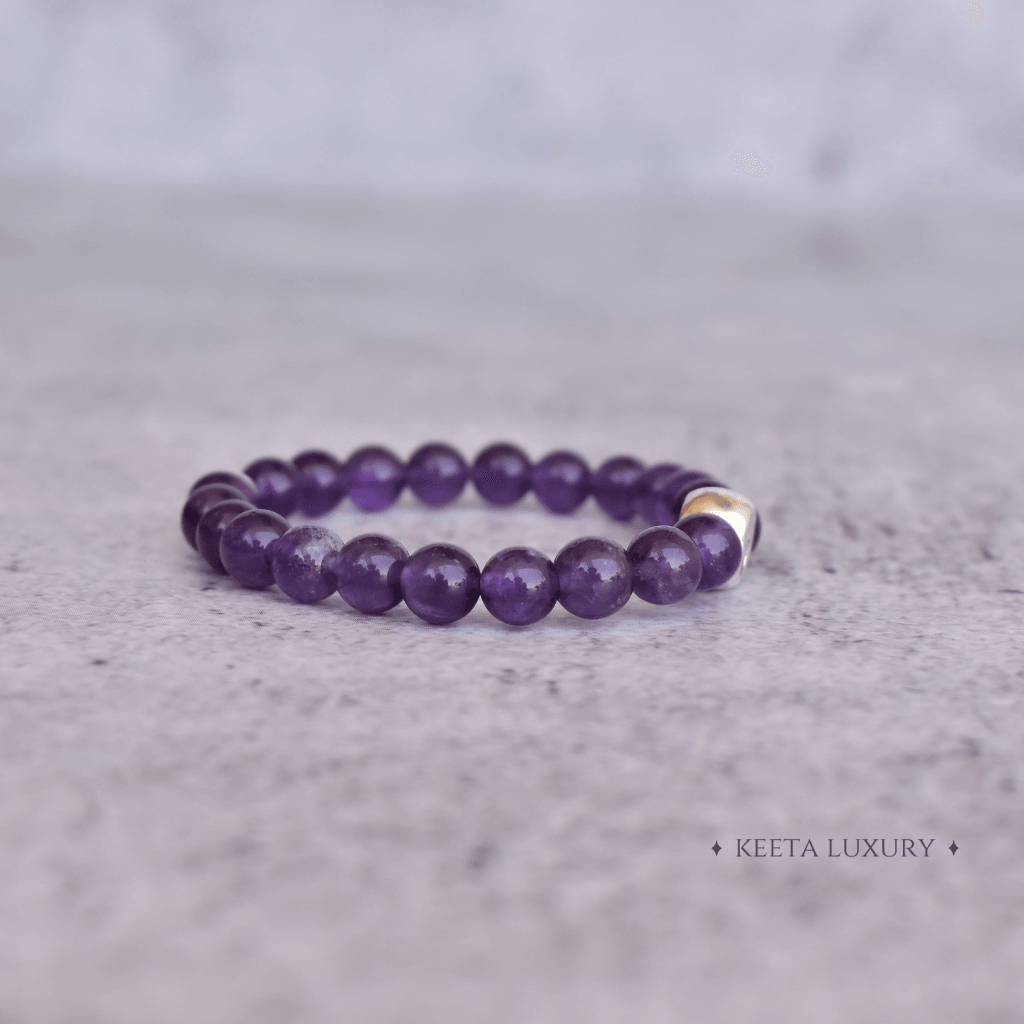 Lotus Bloom - Amethyst Bracelets -