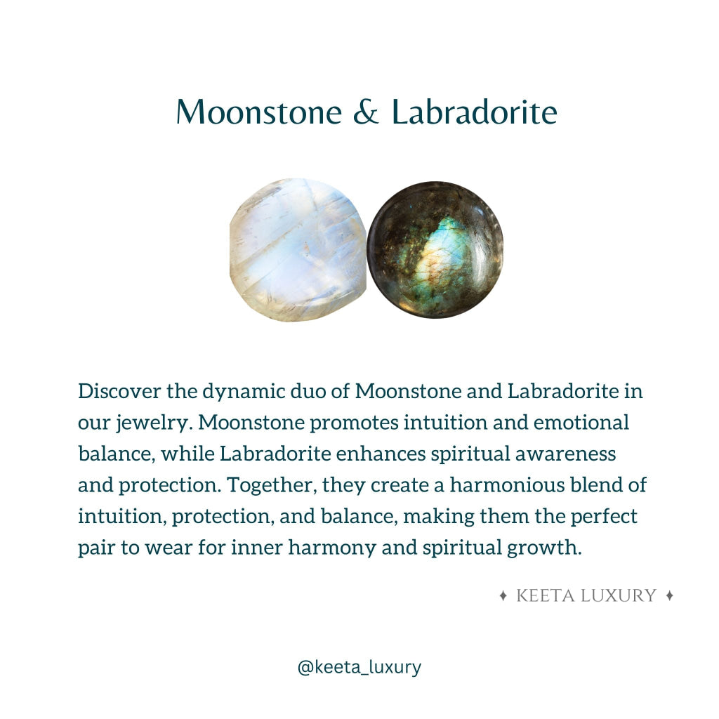 Lunar - Moonstone & Labradorite Bracelets Bracelets