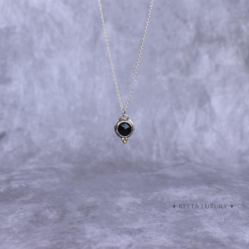 Modern Boho - Black Onyx Necklace -