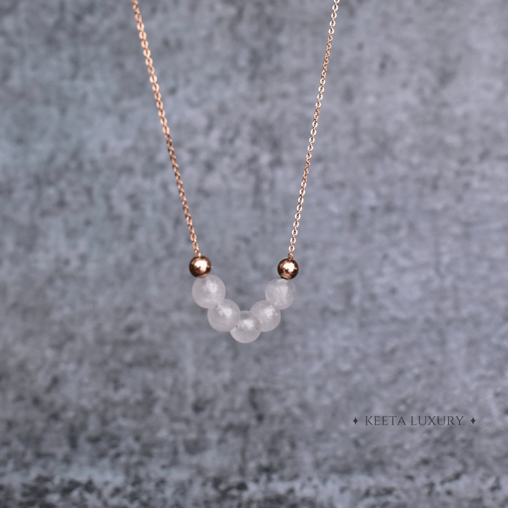 Pink Harmony - Rose Quartz Necklace -