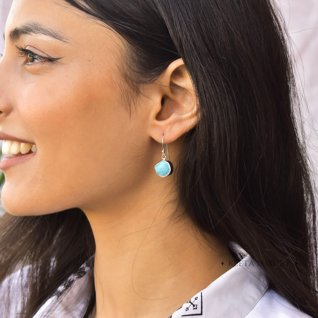 Rawnetic - Turquoise Earrings -