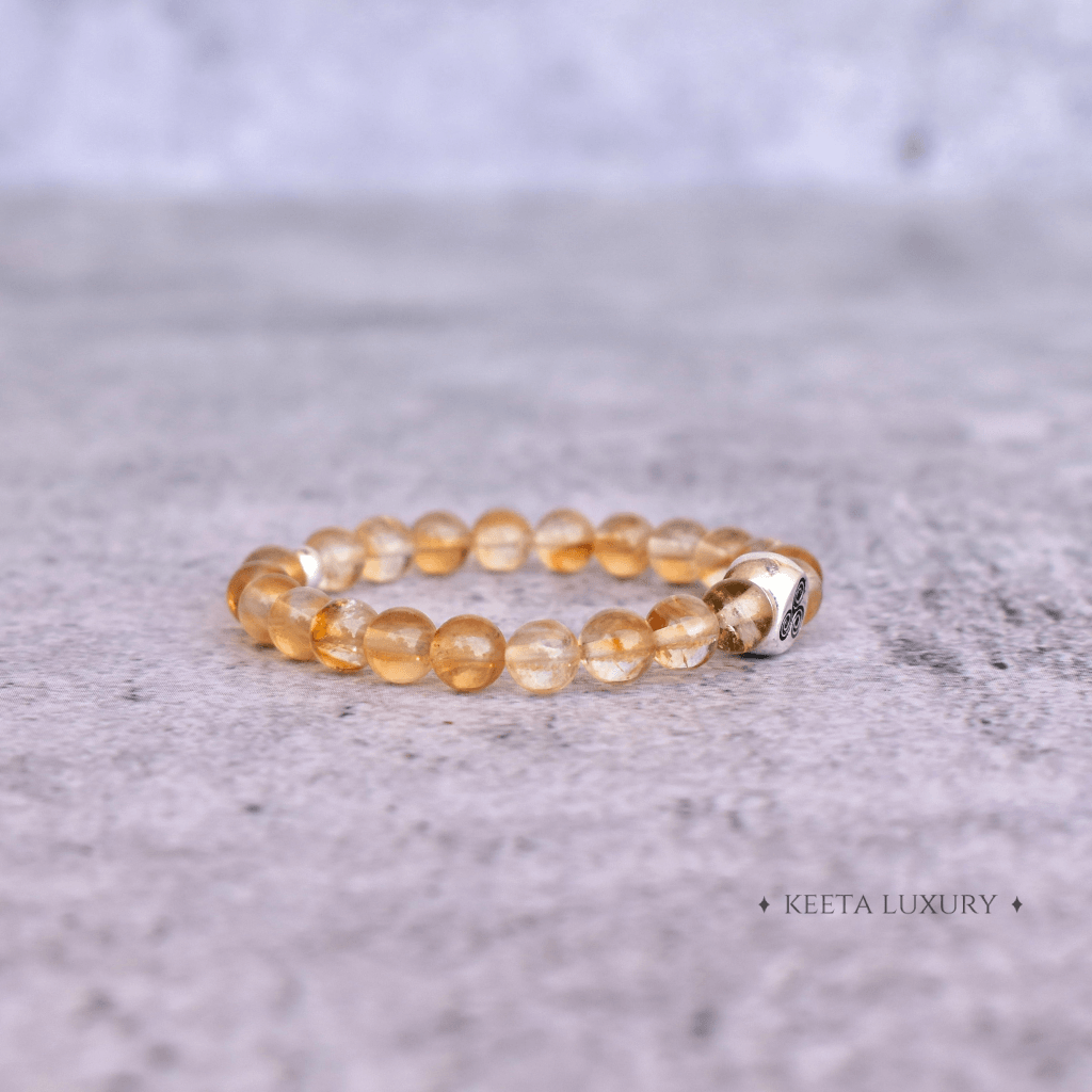 Spiral Serenity - Citrine Bracelets -