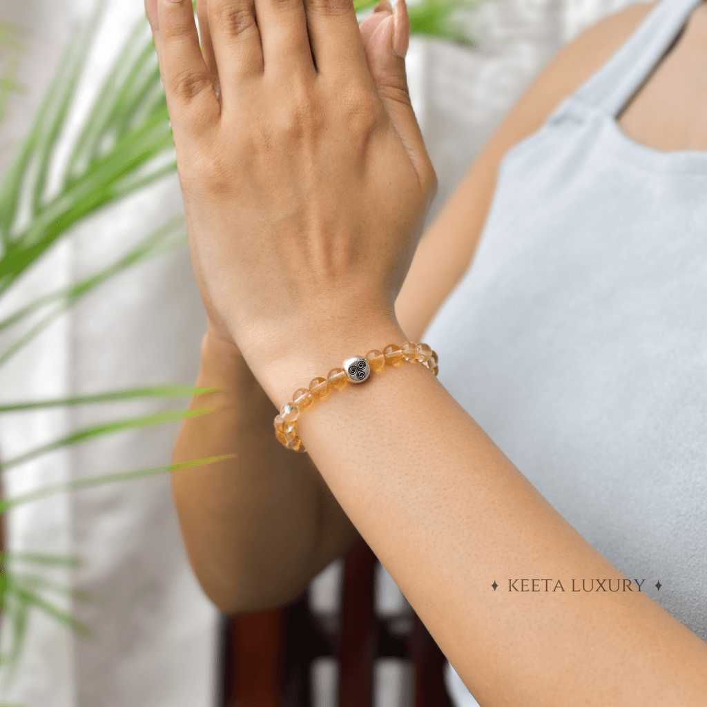 Spiral Serenity - Citrine Bracelets -