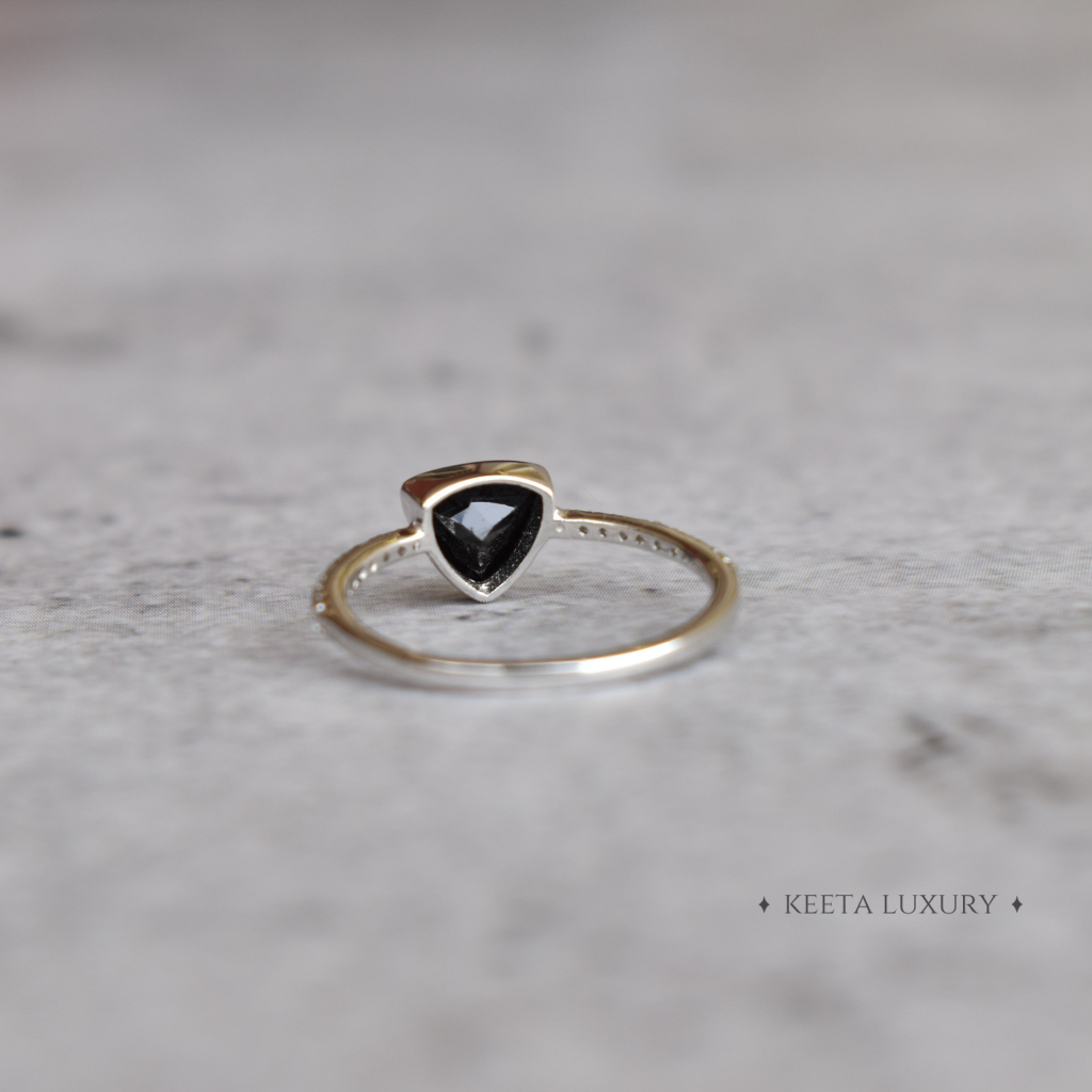 Trillion Tango - Black Onyx Ring -