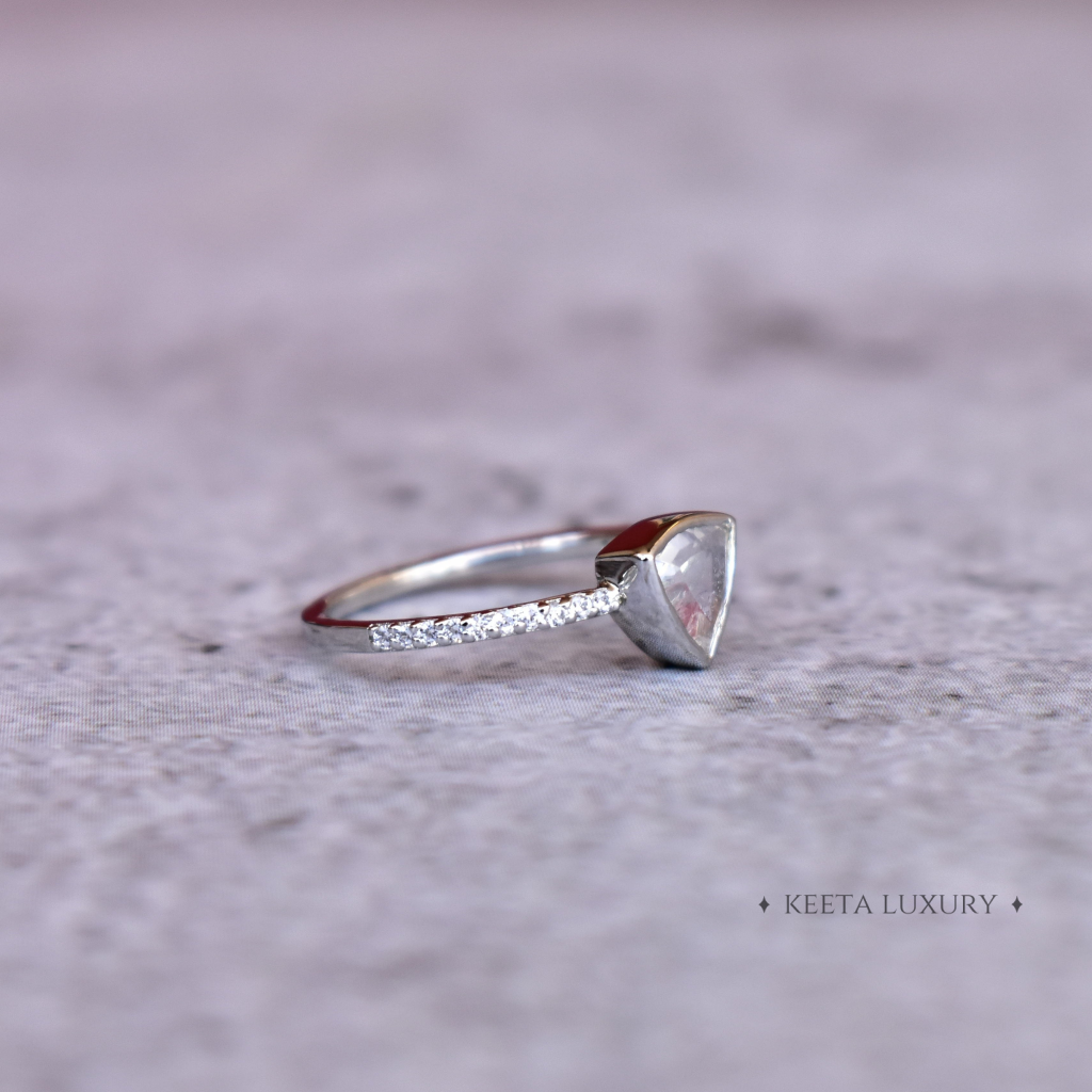 Trillion Tango - Moonstone Ring -