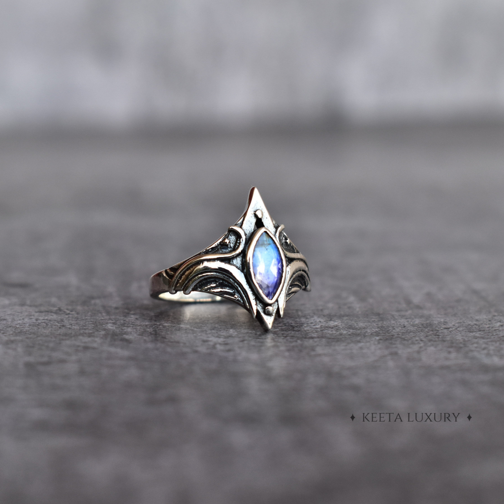 Viking Valor - Moonstone Ring -